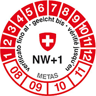 Eichmarke des Schweizerischen Eichdienstes
